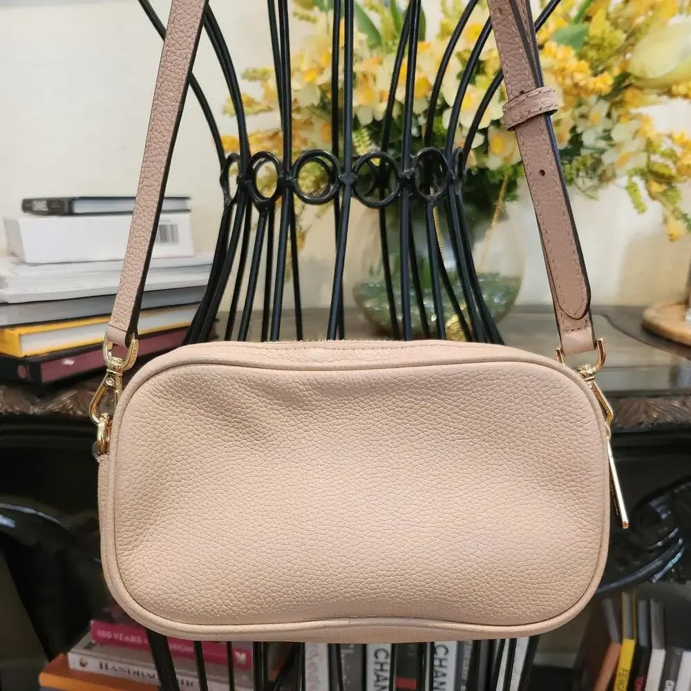 Michael Kors pebbled leather crossbody bag